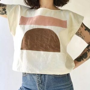 FROND Portland Scrap Shirt Ivory Shopfrond S M